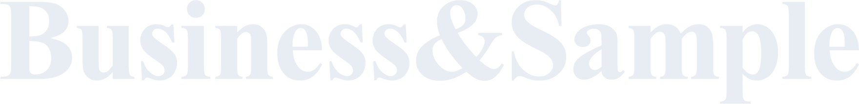 Business&Sample